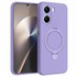 Microsonic Xiaomi Redmi A7 Pro Kılıf Aura Stant MagSafe Lila 1