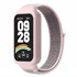 Microsonic Xiaomi Smart Band 9 Active Hasırlı Kordon Woven Sport Loop Pudra 1
