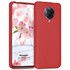 Microsonic Matte Silicone Xiaomi Redmi K30 Pro Kılıf Kırmızı 1