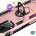 Microsonic Xiaomi Redmi Note 10S Kılıf Military Ring Holder Gold 6