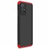 Microsonic Xiaomi Redmi Note 11 4G Kılıf Double Dip 360 Protective Siyah Kırmızı 2