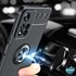 Microsonic Xiaomi Redmi Note 11 Pro Plus Kılıf Kickstand Ring Holder Lacivert 3