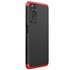 Microsonic Xiaomi Redmi Note 11S Kılıf Double Dip 360 Protective Siyah Kırmızı 2