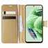 Microsonic Xiaomi Redmi Note 12 Kılıf Delux Leather Wallet Gold 1