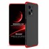 Microsonic Xiaomi Redmi Note 12 Pro Kılıf Double Dip 360 Protective Siyah Kırmızı 1