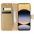 Microsonic Xiaomi Redmi Note 14 5G Kılıf Delux Leather Wallet Gold 1