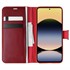 Microsonic Xiaomi Redmi Note 14 5G Kılıf Delux Leather Wallet Kırmızı 1