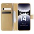 Microsonic Xiaomi Redmi Note 14 Pro 5G Kılıf Delux Leather Wallet Gold 1