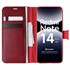 Microsonic Xiaomi Redmi Note 14 Pro 5G Kılıf Delux Leather Wallet Kırmızı 1