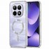 Microsonic Xiaomi Poco M8 Pro Kılıf MagSafe Luxury Electroplate Gümüş 1