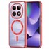 Microsonic Xiaomi Poco M8 Pro Kılıf MagSafe Luxury Electroplate Kırmızı 1