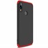 Microsonic Xiaomi Redmi Note 7 Kılıf Double Dip 360 Protective Siyah Kırmızı 2