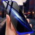 Microsonic Xiaomi Redmi Note 7 Kılıf Double Dip 360 Protective Siyah Mavi 5