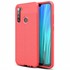 Microsonic Xiaomi Redmi Note 8 Kılıf Deri Dokulu Silikon Kırmızı 1