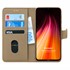 Microsonic Xiaomi Redmi Note 8 Kılıf Fabric Book Wallet Gold 1