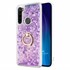 Microsonic Xiaomi Redmi Note 8 Kılıf Glitter Liquid Holder Mor 1