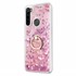 Microsonic Xiaomi Redmi Note 8 Kılıf Glitter Liquid Holder Pembe 2