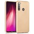 Microsonic Matte Silicone Xiaomi Redmi Note 8 Kılıf Gold 1