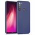 Microsonic Matte Silicone Xiaomi Redmi Note 8 Kılıf Lacivert 1