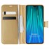 Microsonic Xiaomi Redmi Note 8 Pro Kılıf Delux Leather Wallet Gold 1