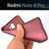 Microsonic Matte Silicone Xiaomi Redmi Note 8 Pro Kılıf Rose Gold 3