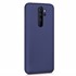 Microsonic Matte Silicone Xiaomi Redmi Note 8 Pro Kılıf Lacivert 2