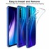 Microsonic Xiaomi Redmi Note 8T Kılıf Transparent Soft Beyaz 3