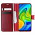 Microsonic Xiaomi Redmi Note 9 Kılıf Delux Leather Wallet Kırmızı 1