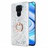 Microsonic Xiaomi Redmi Note 9 Kılıf Glitter Liquid Holder Gümüş 1