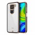 Microsonic Xiaomi Redmi Note 9 Kılıf Laser Plated Soft Siyah 1