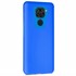 Microsonic Matte Silicone Xiaomi Redmi Note 9 Kılıf Mavi 2