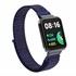 Microsonic Xiaomi Poco Watch Hasırlı Kordon Woven Sport Loop Lacivert 1