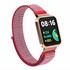 Microsonic Xiaomi Redmi Watch 2 Lite Hasırlı Kordon Woven Sport Loop Pembe 1