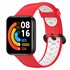 Microsonic Xiaomi Redmi Watch 2 Lite Rainbow Band Kordon Kırmızı Beyaz 2