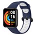Microsonic Xiaomi Poco Watch Rainbow Band Kordon Lacivert Beyaz 2