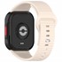 Microsonic Xiaomi Redmi Watch 4 Kordon Wave Design Silicone Band Bej 3