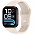 Microsonic Xiaomi Redmi Watch 4 Kordon Wave Design Silicone Band Bej 4