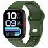 Microsonic Xiaomi Redmi Watch 4 Kordon Wave Design Silicone Band Koyu Yeşil 4