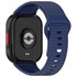 Microsonic Xiaomi Redmi Watch 4 Kordon Wave Design Silicone Band Lacivert 3