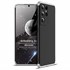 Microsonic Samsung Galaxy S21 Ultra Kılıf Double Dip 360 Protective Siyah Gri 1