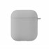 Microsonic Apple AirPods 1 Nesil 2 Nesil Liquid Silicone Lansman Gri 1