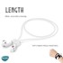 Microsonic Apple AirPods 1 Nesil 2 Nesil Neck Rope Silicone Siyah 7