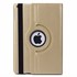 Microsonic Apple iPad 10 2 9 Nesil A2602-A2604-A2603-A2605 Kılıf 360 Rotating Stand Deri Gold 2