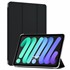Microsonic Apple iPad Mini 7 Kılıf A2993-A2995 Slim Translucent Back Smart Cover Siyah 1