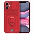 Microsonic Apple iPhone 11 Kılıf Multifunction Silicone Kırmızı 1