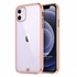 Microsonic Apple iPhone 12 Kılıf Laser Plated Soft Pembe 1