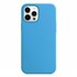 Microsonic Apple iPhone 12 Pro Kılıf Liquid Lansman Silikon Mavi 2