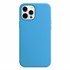 Microsonic Apple iPhone 12 Pro Kılıf Liquid Lansman Silikon Mavi 2
