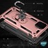 Microsonic Apple iPhone 14 Plus Kılıf Military Ring Holder Rose Gold 7