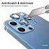 Microsonic Apple iPhone 13 Pro Max Kamera Lens Koruma Camı V2 Mavi 3